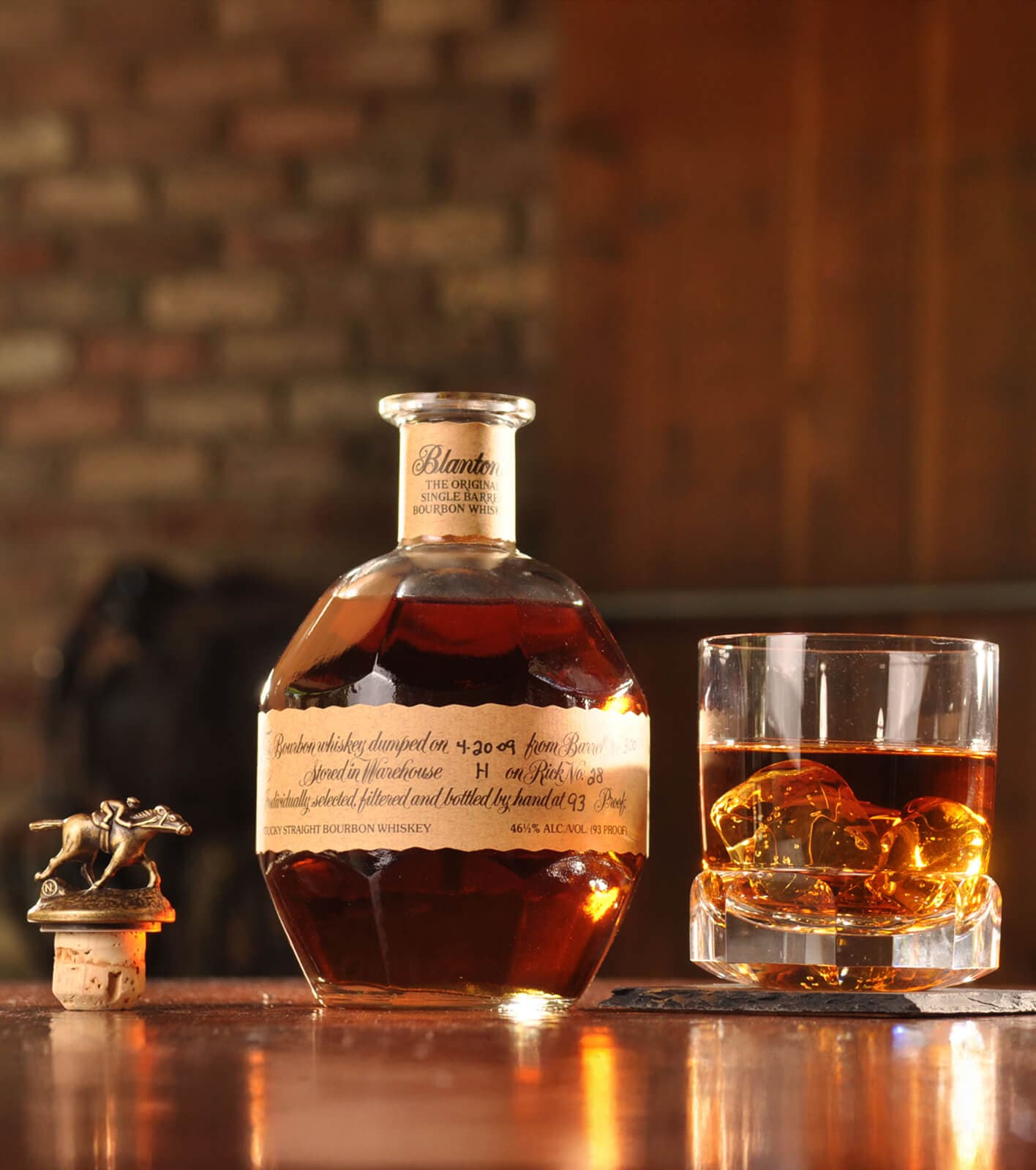 Blanton's bottle and drink 2 (1)